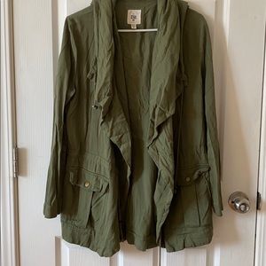 Billabong olive drape jacket